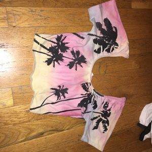 Tie dye crop top